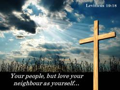 0514 leviticus 1918 your people but love powerpoint church sermon