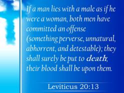 0514 leviticus 2013 they are to be put powerpoint church sermon