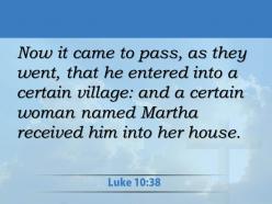 0514 luke 1038 jesus and his disciples powerpoint church sermon