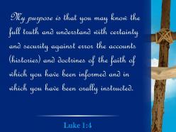 0514 luke 14 you may know the certainty powerpoint church sermon