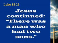 0514 luke 1511 jesus continued there was a man powerpoint church sermon