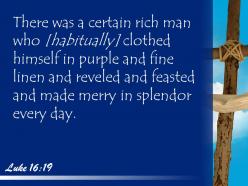 0514 luke 1619 who was dressed in purple power powerpoint church sermon