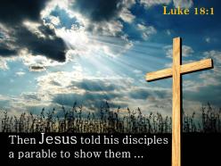 0514 luke 181 then jesus told his disciples powerpoint church sermon