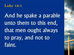 0514 luke 181 then jesus told his disciples powerpoint church sermon