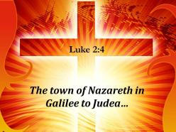 0514 luke 24 the town of nazareth in galilee powerpoint church sermon