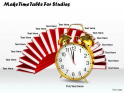 0514 make time table for studies image graphics for powerpoint