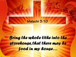 0514 malachi 310 bring the whole tithe powerpoint church sermon