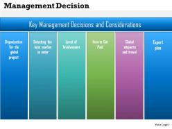 0514 management decision powerpoint presentation