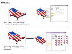 0514 map of america with flag image graphics for powerpoint