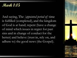 0514 mark 115 repent and believe the good news powerpoint church sermon