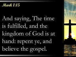 0514 mark 115 repent and believe the good news powerpoint church sermon
