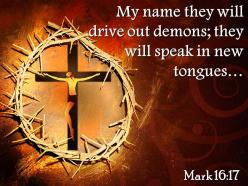 0514 mark 1617 my name they will drive out powerpoint church sermon