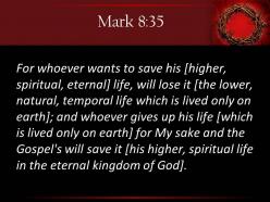 0514 mark 835 the gospel will save it powerpoint church sermon