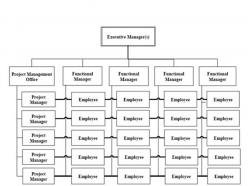 0514 matrix organizational structure powerpoint presentation