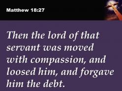 0514 matthew 1827 canceled the debt power powerpoint church sermon