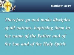 0514 matthew 2819 the name of the father powerpoint church sermon