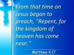 0514 matthew 417 the kingdom of heaven powerpoint church sermon
