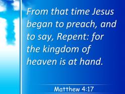 0514 matthew 417 the kingdom of heaven powerpoint church sermon