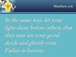0514 matthew 516 that they may see your power powerpoint church sermon