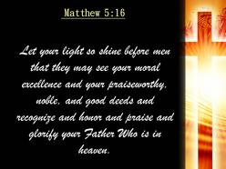 0514 matthew 516 they may see your good powerpoint church sermon