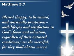 0514 matthew 57 blessed are the merciful powerpoint church sermon