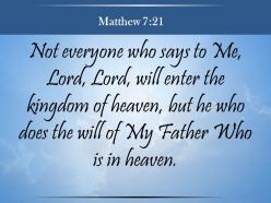 0514 matthew 721 the kingdom of heaven powerpoint church sermon