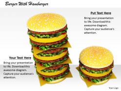 0514 meal of delicious hamburger image graphics for powerpoint