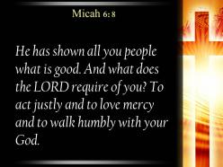 0514 micah 68 to act justly and to love powerpoint church sermon