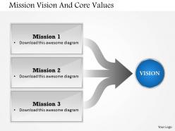 96210522 style essentials 1 our vision 1 piece powerpoint presentation diagram infographic slide