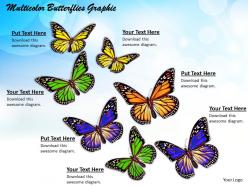 0514 multicolor butterflies graphic image graphics for powerpoint