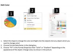 0514 multistaged data driven pie chart powerpoint slides