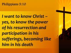 0514 philippians 310 the power of his resurrection powerpoint church sermon