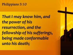 0514 philippians 310 the power of his resurrection powerpoint church sermon