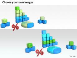 0514 pie and bar graph of business results image graphics for powerpoint