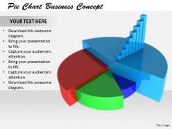 0514 pie chart to compare data image graphics for powerpoint