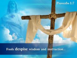 0514 proverbs 17 fools despise wisdom and instruction powerpoint church sermon