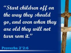 0514 proverbs 226 they will not turn from it powerpoint church sermon