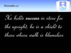 0514 proverbs 27 he holds success in store powerpoint church sermon