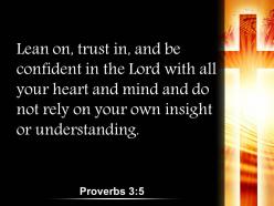 0514 proverbs 35 trust in the lord power powerpoint church sermon