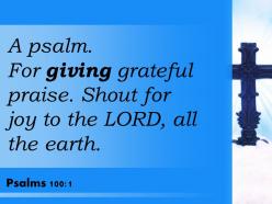 0514 psalms 1001 for giving grateful praise powerpoint church sermon