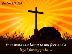 0514 psalms 119105 nun your word is a powerpoint church sermon