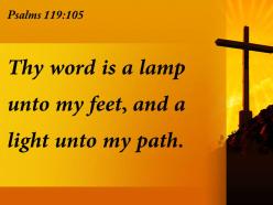 0514 psalms 119105 nun your word is a powerpoint church sermon