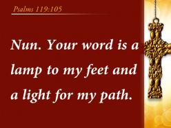 0514 psalms 119105 nun your word is powerpoint church sermon