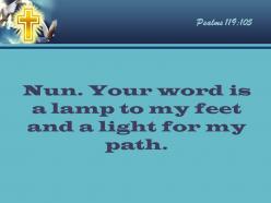 0514 psalms 119105 your word is a lamp powerpoint church sermon