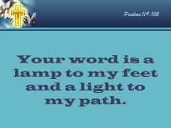 0514 psalms 119105 your word is a lamp powerpoint church sermon