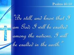 0514 psalms 4610 i will be exalted among powerpoint church sermon