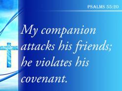 0514 psalms 5520 my companion attacks powerpoint church sermon