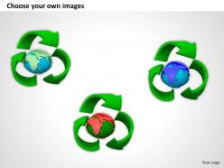 0514 recycle arrows around earth image graphics for powerpoint