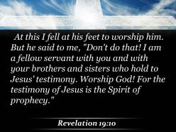 0514 revelation 1910 i am a fellow servant powerpoint church sermon