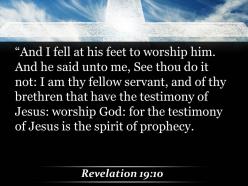 0514 revelation 1910 i am a fellow servant powerpoint church sermon